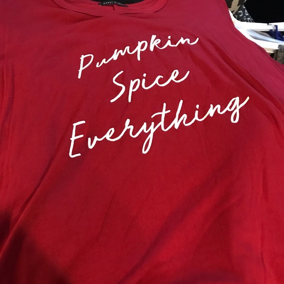 ❤️LAST M NEW Pumpkin Spice Long Sleeve Top - Picture 4 of 5